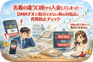 名義の違う口座から入金