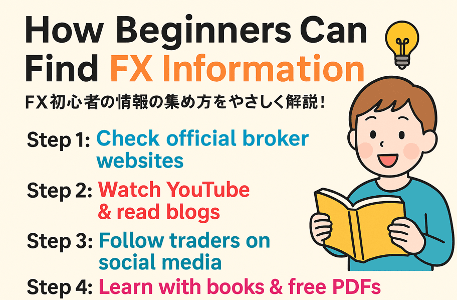 FX初心者の情報の集め方をやさしく解説！