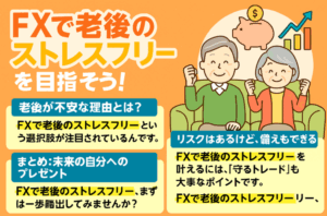 FXで老後のストレスフリーを目指そう！