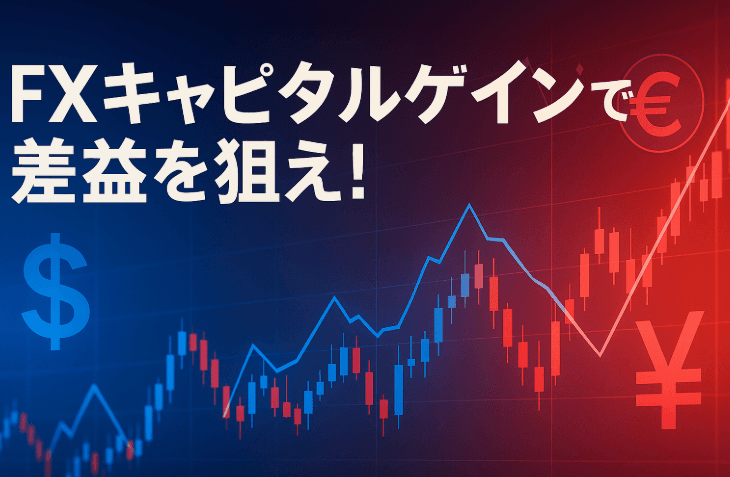 狙うは差益！FXキャピタルゲインで利益を伸ばす方法