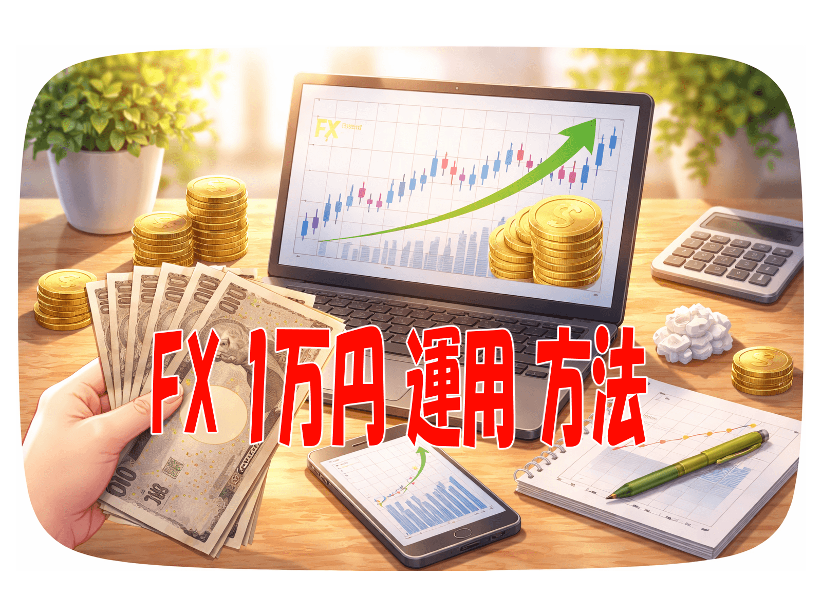 FX 1万円 運用 方法