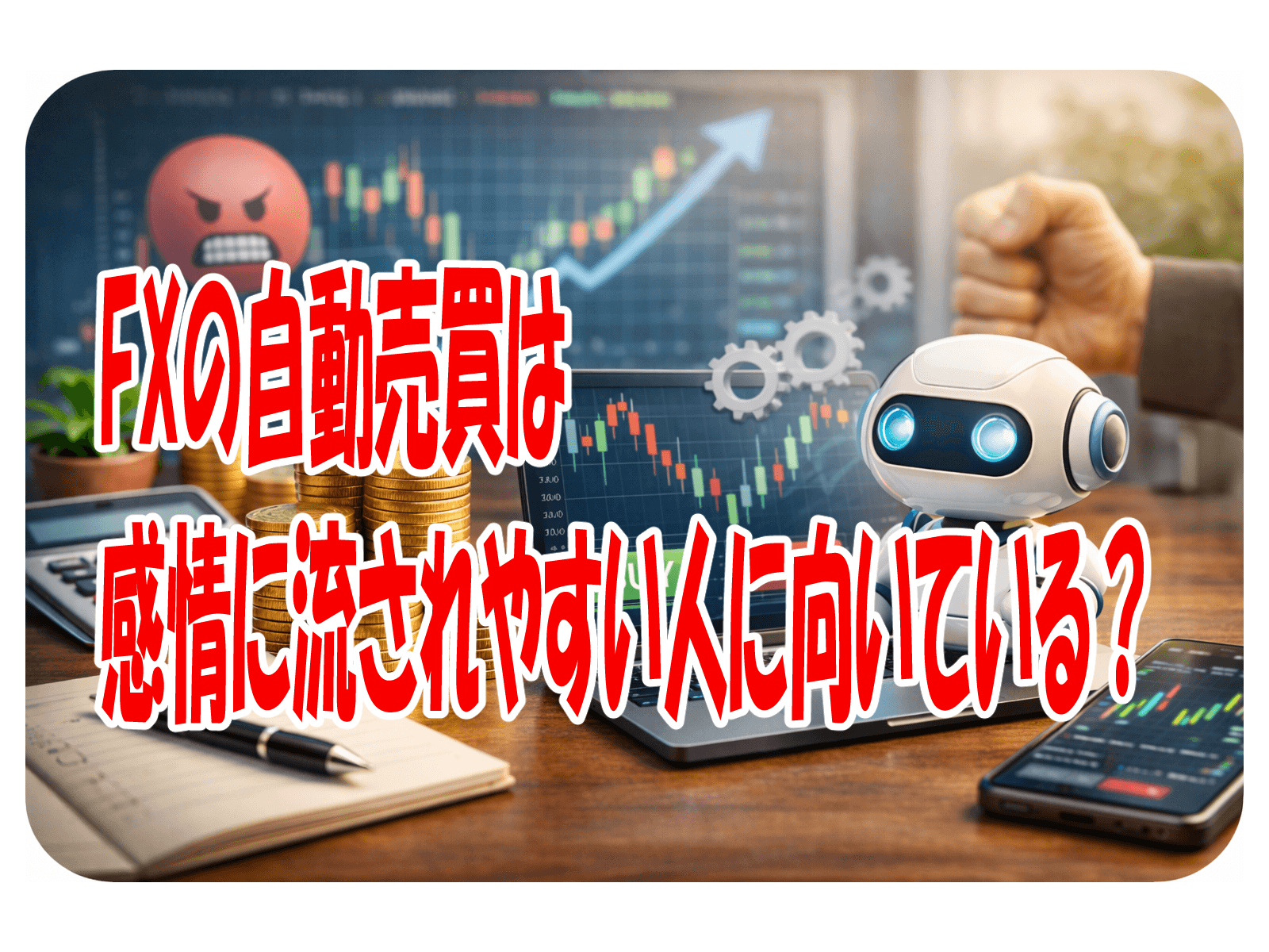 FXの自動売買は感情に流されやすい人に向いている？